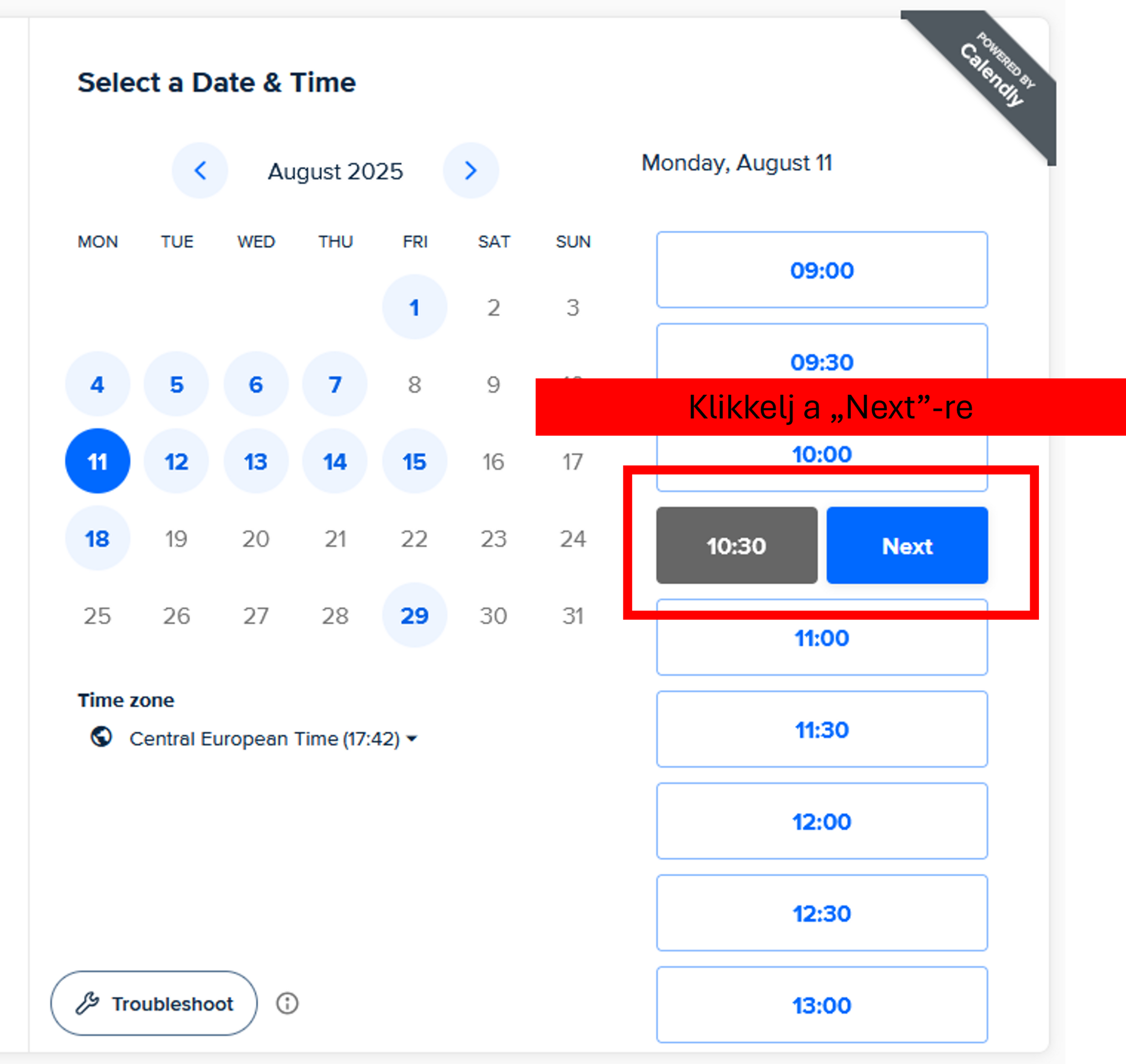 Harmadik lépés Harmadik lépés