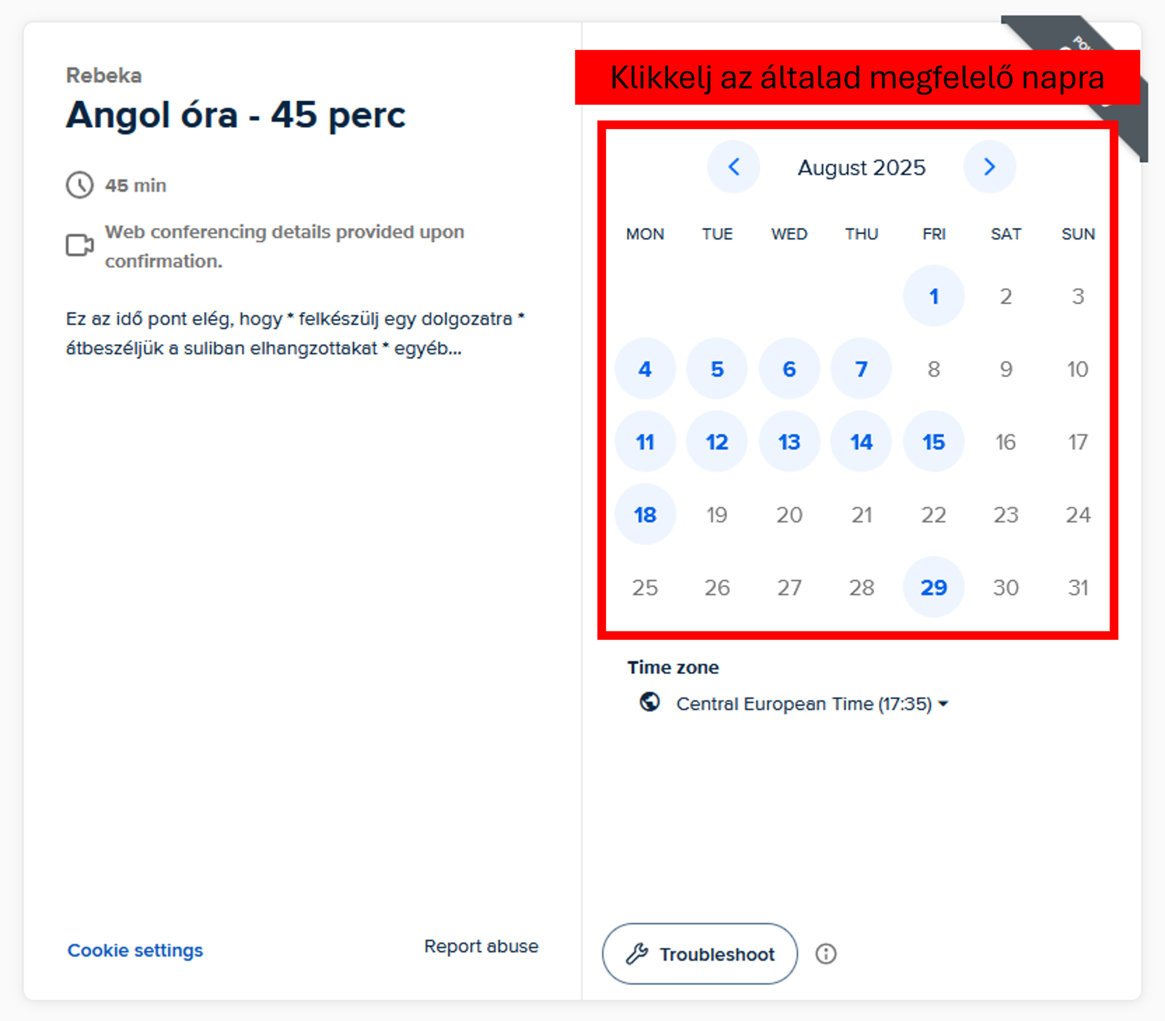 Első lépés Első lépés